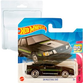 Hot Wheels 84 Mustang SV0 HW: The '80s 2/10 (25/250) HKJ60 Short Card Mattel 2023 + Blister & Protector Pack