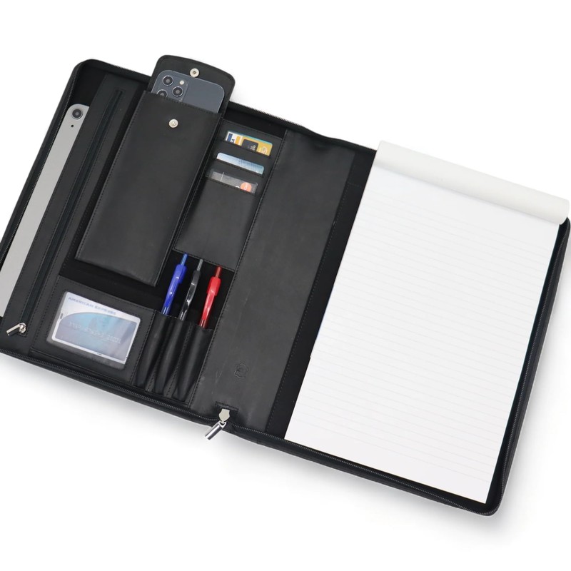 Bundle Leather Writing Case A4 Model Paris with Waterman Pen