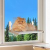 Cordless Folding Cat Window Perch, Foldable Cat Window Hammock with