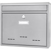 BARSKA CB13252 Locking Wall Mount Mailbox, Grey, Medium, 3.6" x