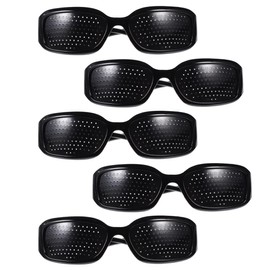 Healeved 5 Uds Gafas de Portátiles Estenopeicas Ojos Ejercicio Corrección Gafas para El Cuidado de Los Ojos para Exteriores