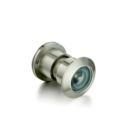 TOGU TG3828YG-SN Solid Brass UL Listed 220-degree Door Viewer with Heavy Duty Privacy Cover for 1-3/5" to 2-1/6" Doors, Satin Nickel Finish