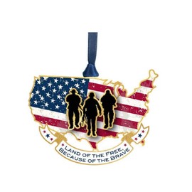 Beacon Design 62622 Land of The Free Hanging Ornament