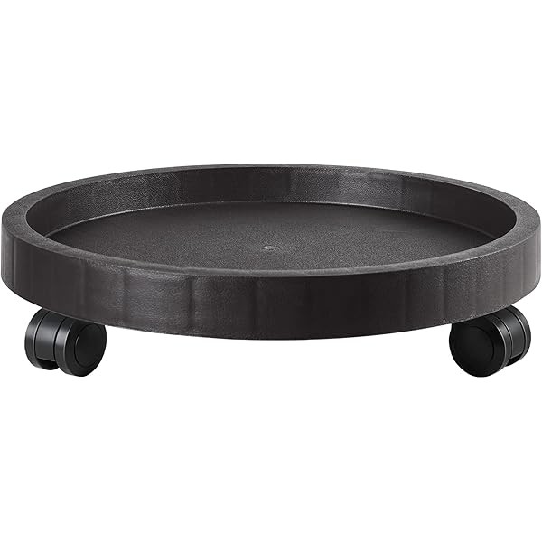 14.2 Inch Planter Caddies Rolling Saucer Caddy with Wheels, Heavy