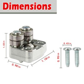 42-28-0025 Rear Guide Roller Kit For Milwaukee Fuel Deep Cut Bandsaw 2729-22, 2729-20, 2729-21,6232-20, 6238-20