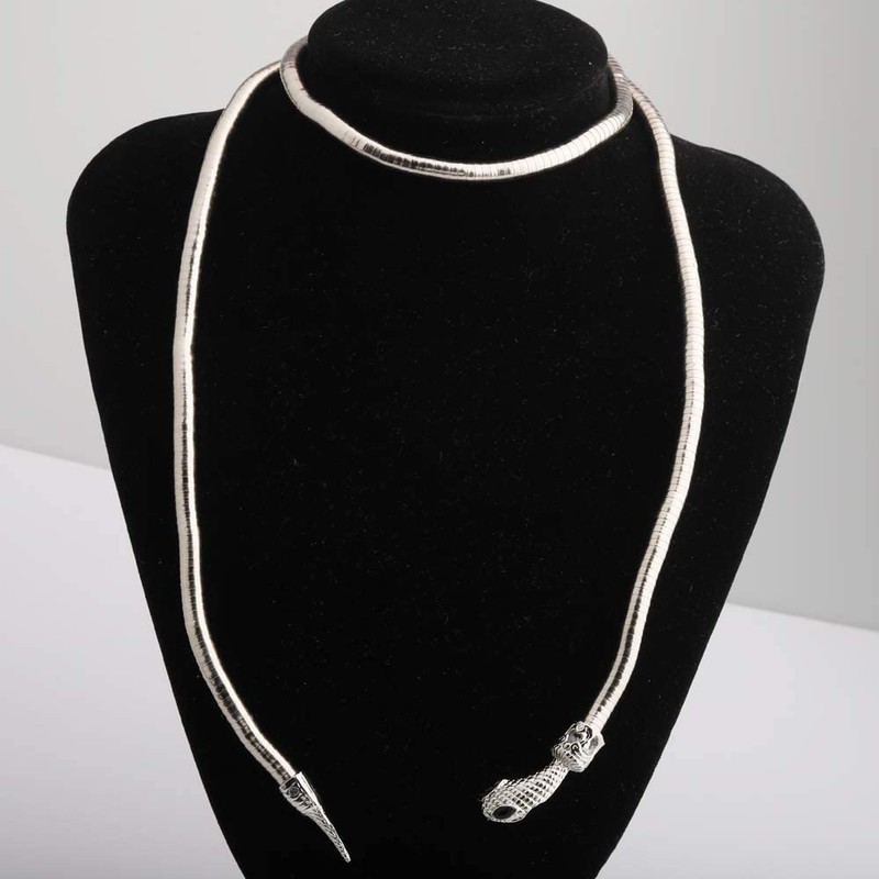 KUIYAI Bendable Snake Necklace Multi-Purpose Necklace Flexible Twist Jewelry (snake