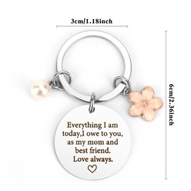 Mothers Day for Mom Moms Birthday Gift Ideas MomGifts New Mom Gifts Keychain Mom Giftsfrom Daughter Mother Daughter Gift MotherGift Memorial Giftfor WomenGift Mothers DayGift Ideas