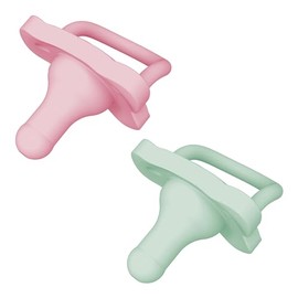 Dr. Brown's HappyPaci™ Chupón 100% silicona, paquete de 2, el color puede variar