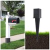 2 Pcs 4"x4" Fence Post Anchor Ground Spike 22"(Actual 3.6"x3.6")