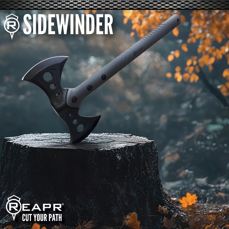 Reapr Sidewinder Tactical Double Axe – 16" Dual-Headed Survival Hatchet