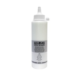 Lukas Artist Acrylic Paints, White, 250 ml