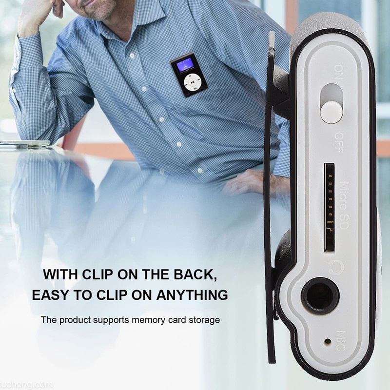 Mini Portable MP3 Music Player with 0.79" LCD Screen Metal