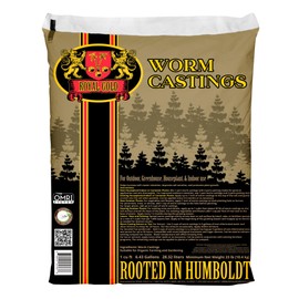 Royal Gold Worm Castings Soil Amendment & Organic Fertilizer - 1 cu ft | Natural Soil Builder for Indoor Plants, Outdoor Gardens, Raised Beds, Lawns, and Compost Tea
