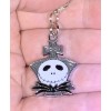 Silver Jack From Nightmare Before Christmas Charm Zipper Pull &
