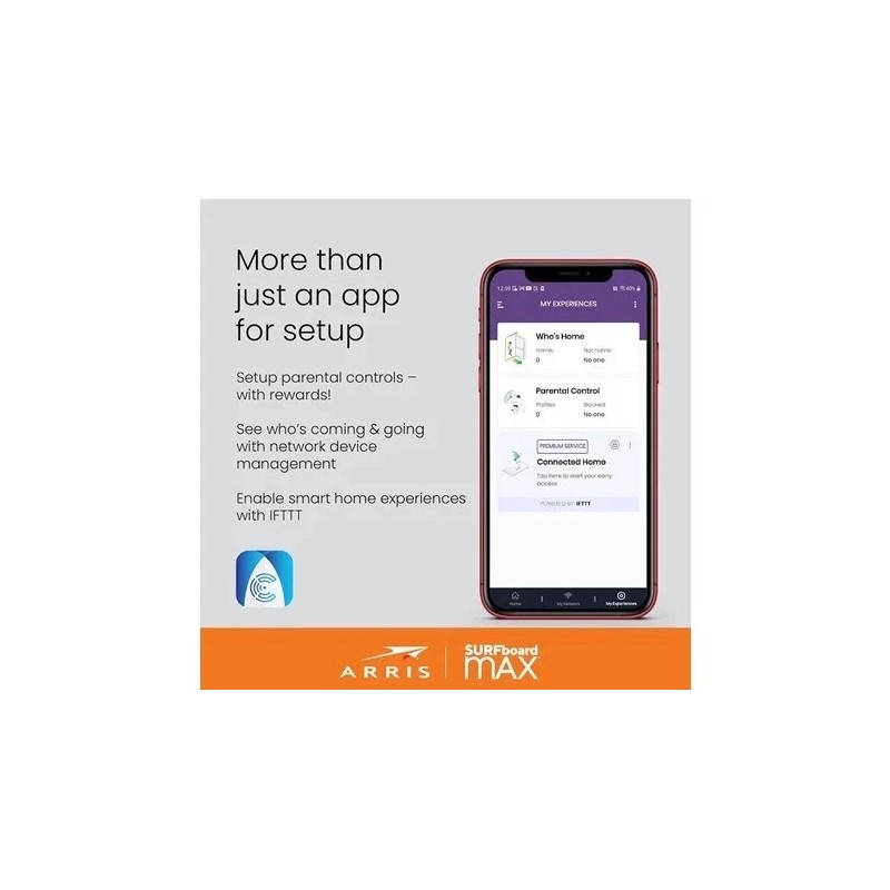 ARRIS Surfboard mAX W121 MESH WiFi 6 Router System 3-PACK