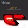 VLAND LED Tail Lights For Toyota Camry 2012-2014 Red Lens