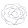 100pcs Rose Shape Paper Clips Increased Slip Resistance Lightweight Metallic