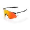 100% Hypercraft Sunglasses - Black Chrome; HiPER Red Mirror