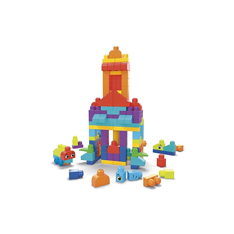 MEGA BLOKS Juego de construcción de bolsa de construcción más