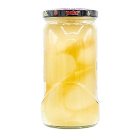 MW Polar Snow Pear Slices in Light Syrup, glass jar 20oz (Pack of 6)