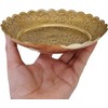 Craftsman SATVIK Handmade Nakashi Plate 7.2 Inch Thali Set for