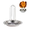 Yilceemy Roast Chicken Rack Stainless Steel Roast Chicken Rack Grill