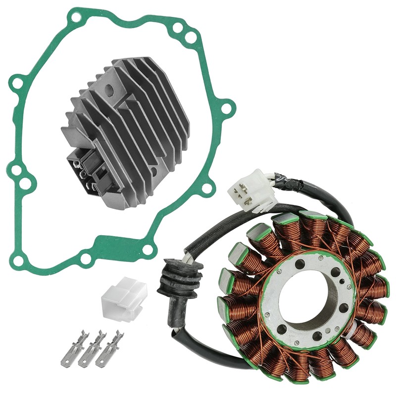 Caltric Stator & Regulator Rectifier with Gasket Compatible with Yamaha