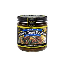 Better Than Bouillon Premium Sauteed Onion Base, Made from Sauteed Onions, Blendable Base for Added Flavor, 38 Servings Per Jar, 8-Ounce Jar (Pack of 1)
