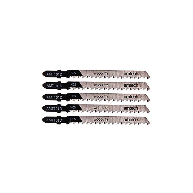 Amtech M1606 5 Piece wood jigsaw blade set (AMT101D)