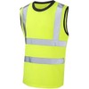 Zerox World Men's Sleeveless Hi Vis Travel Safety Vest Reflective