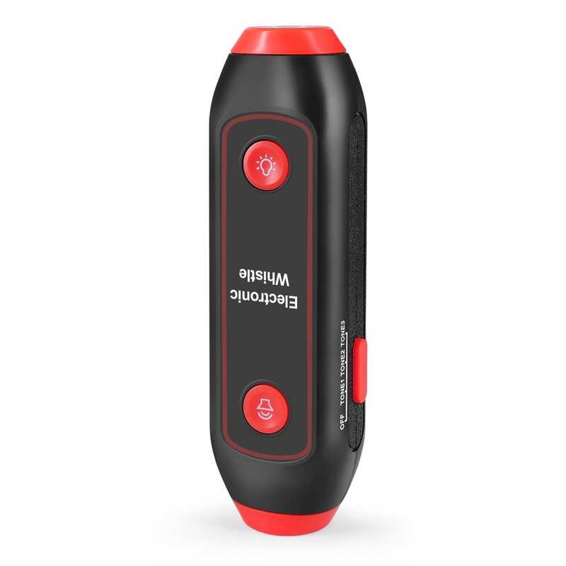 Electronic Whistle Handheld Electric Whistle with Lanyard SOS Light Flashlight