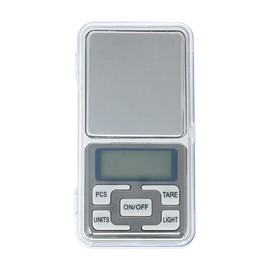 mitas Compact Scale Digital Scale Compact Scale Digital Electronic Scale Weighing Weight Measuring Instrument Tare Carrying Measuring Small Work Outdoor Calibration Counting Mini Silver