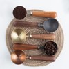 Easyworkz Retro Stainless Steel Coffee Scoop with Black Walnut Handle,10g