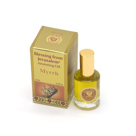 Gold Anointing Oil Myrrh 12ml from Holyland Jerusalem - Limited Edition