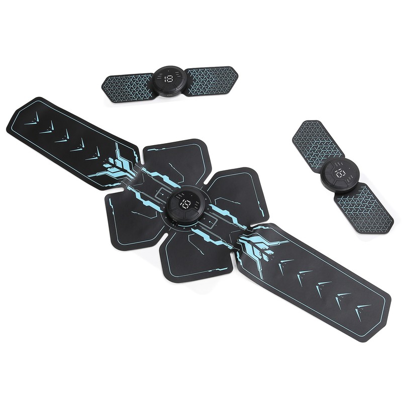 EMS Wireless Muscle Stimulator Unisex Abdominal Toner for Abdomen Back