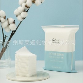 Popular Stretchy Toner Pack Cotton Pads - Ultra-Thin Makeup Remover Pads (Free Size/Wet Cotton) Pack 10ea