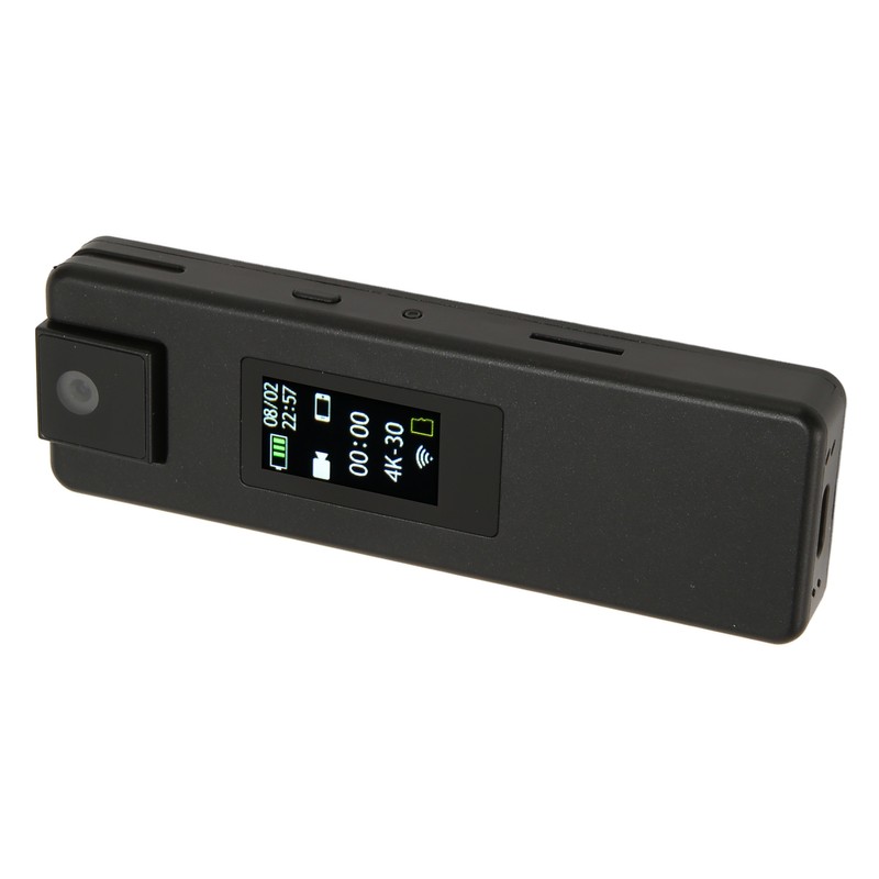 Body Worn Camera Wireless WiFi 4K Motion Monitoring Function Large