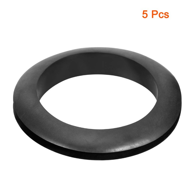 sourcing map Pack of 5 Wire Protection Oil Resistant Rubber