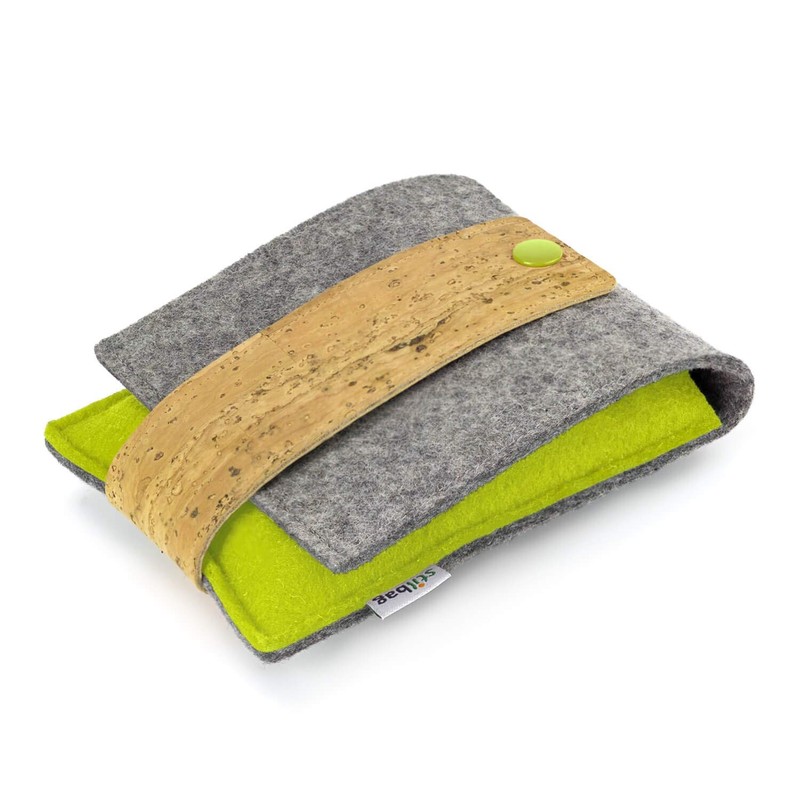 stilbag Charging Case for Smartphones Made of Wool Felt and