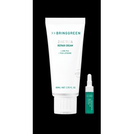 BRINGGREEN Zinc Teca Repair Cream 80ml Set (+Zinc Teca Serum 7ml) - [SET] Repair Cream 80ml+Blemish Serum 7ml