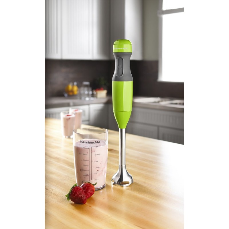 KitchenAid KHB1231GA 2-Speed Hand Blender, 8", Green Apple