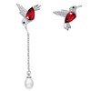 Mayfer | Aretes de plata .925 con diseño de colibrí