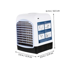 WHAMVOX Desktop Mini Air Conditioning Fan USB Powered Cooling Fan for Home Office for Quick Cooling Lightweight and Safe Design for Friends and Family