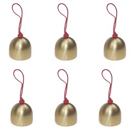 ST TS Wind Chime, Copper 6-piece Set, Wind Chime, Window, Feng Shui, Entryway, Good Luck Bell, Bell, Small, Fuurin Bell Chime