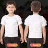 GUOZI Youth Football Padded Compression Shirt with 6-Pad