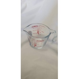 Pyrex Classic Glass Measuring Jug High Heat Resistance 0.25 Litre Transparent (Pack of 2)