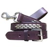 BRADLEY CROMPTON Genuine Leather Matching Pair Dog Collar and Lead