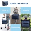 Wheelchair Rear Back Bag, Waterproof Wheelchair Bag Hang on Back