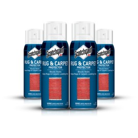 Scotchgard Rug & Carpet Protector Spray, 14 oz (Pack of 4) – Blocks Stains & Resists Soiling, Fabric Stain Protector for Carpets & Rugs, Easy Cleanup, Ideal for High-Traffic Areas