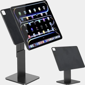 MagFlött Pro - Height Adjustable Magnetic Stand - Size: 11" / 10.9", Color: Space Gray